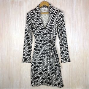 Diane Von Furstenberg Jeanne Silk Wrap Dress